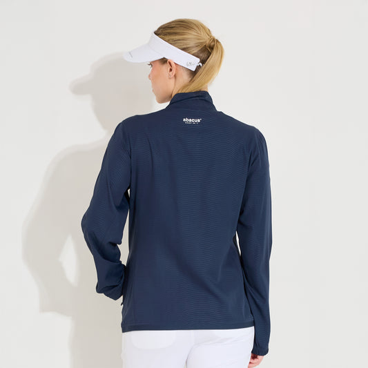 Abacus Ladies Lanark Classic Stretch Wind Jacket in Navy