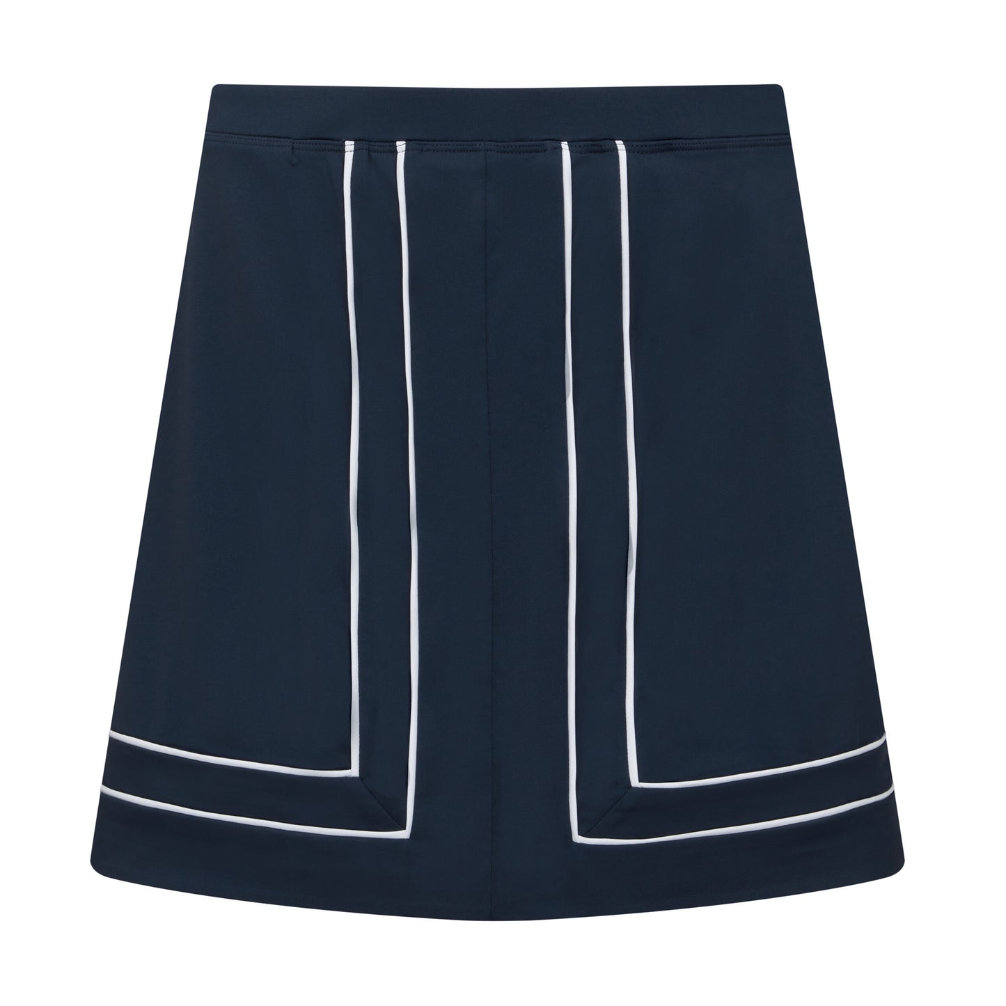 Original Penguin Ladies Colorblock Navy Skort with Contrast Piping