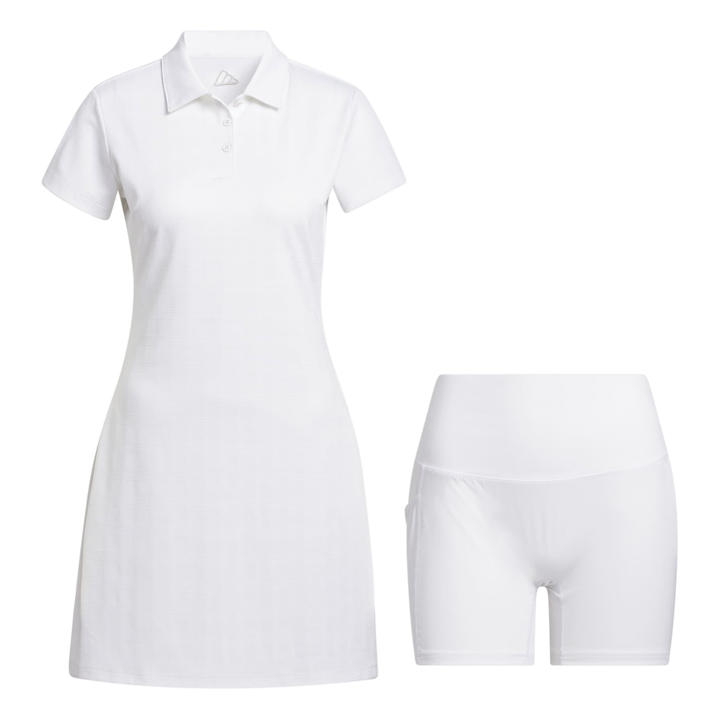 adidas Golf Ladies Short Sleeve Jacquard Dress - Modern Grace, On & Off the Course