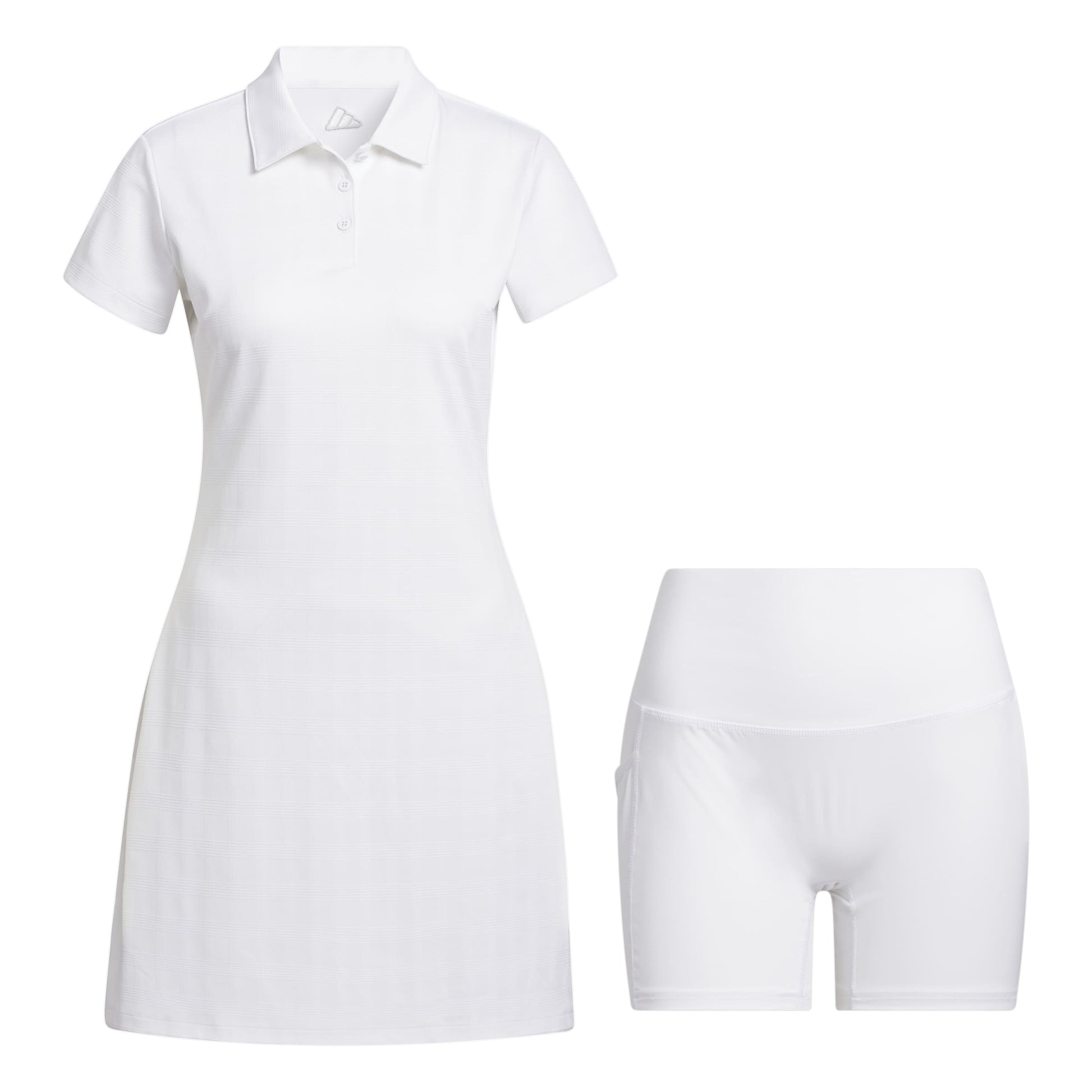 adidas Golf Ladies Short Sleeve Jacquard Dress - Modern Grace, On & Off the Course