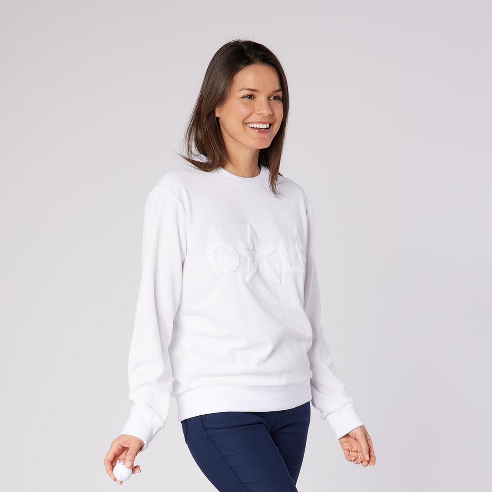  Swing Out Sister Ladies Fun Towelling Logo Sweater For Effortless Everyday Style