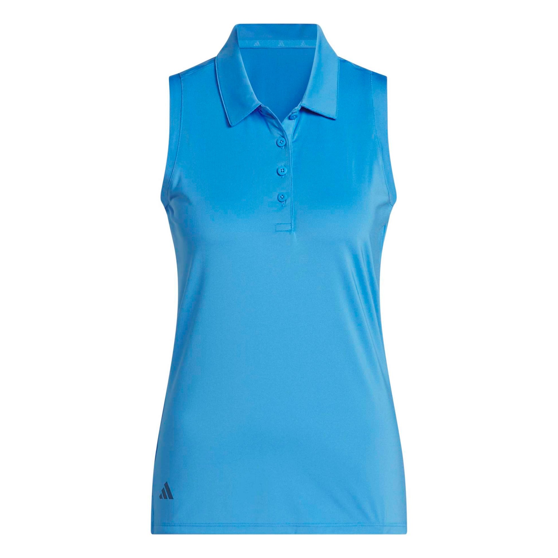 adidas Golf Ladies Ultimate Solid Sleeveless Polo