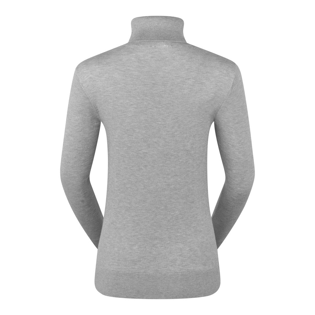 Pure Ladies Fine Knit Super-Soft Roll Neck