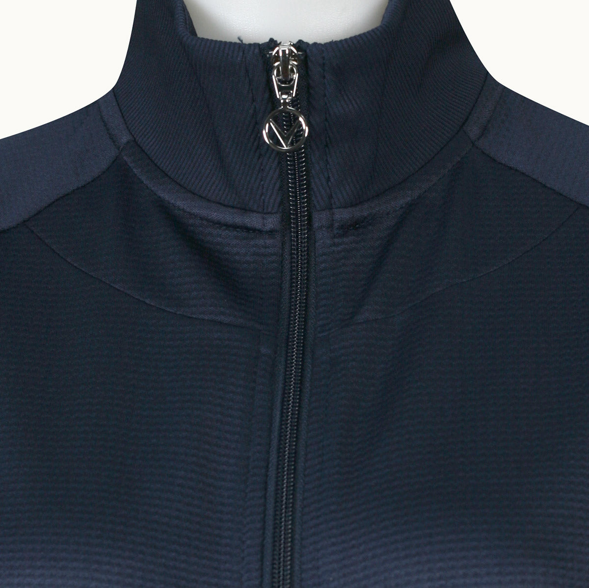 Callaway Ladies Thermal Jersey Knit Golf Jacket in Navy