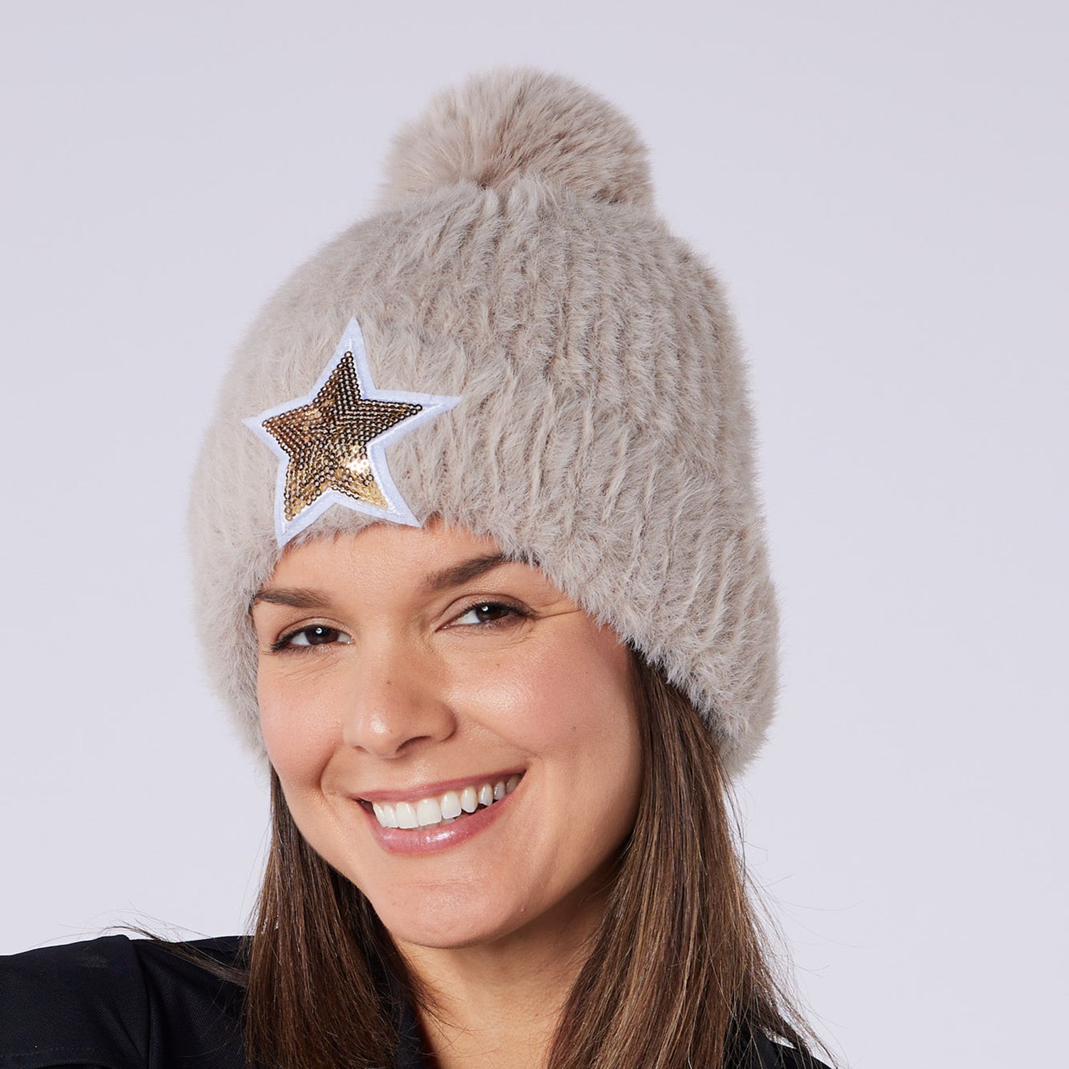 Swing Out Sister Ladies Fully Lined Faux Fur Bobble Hat