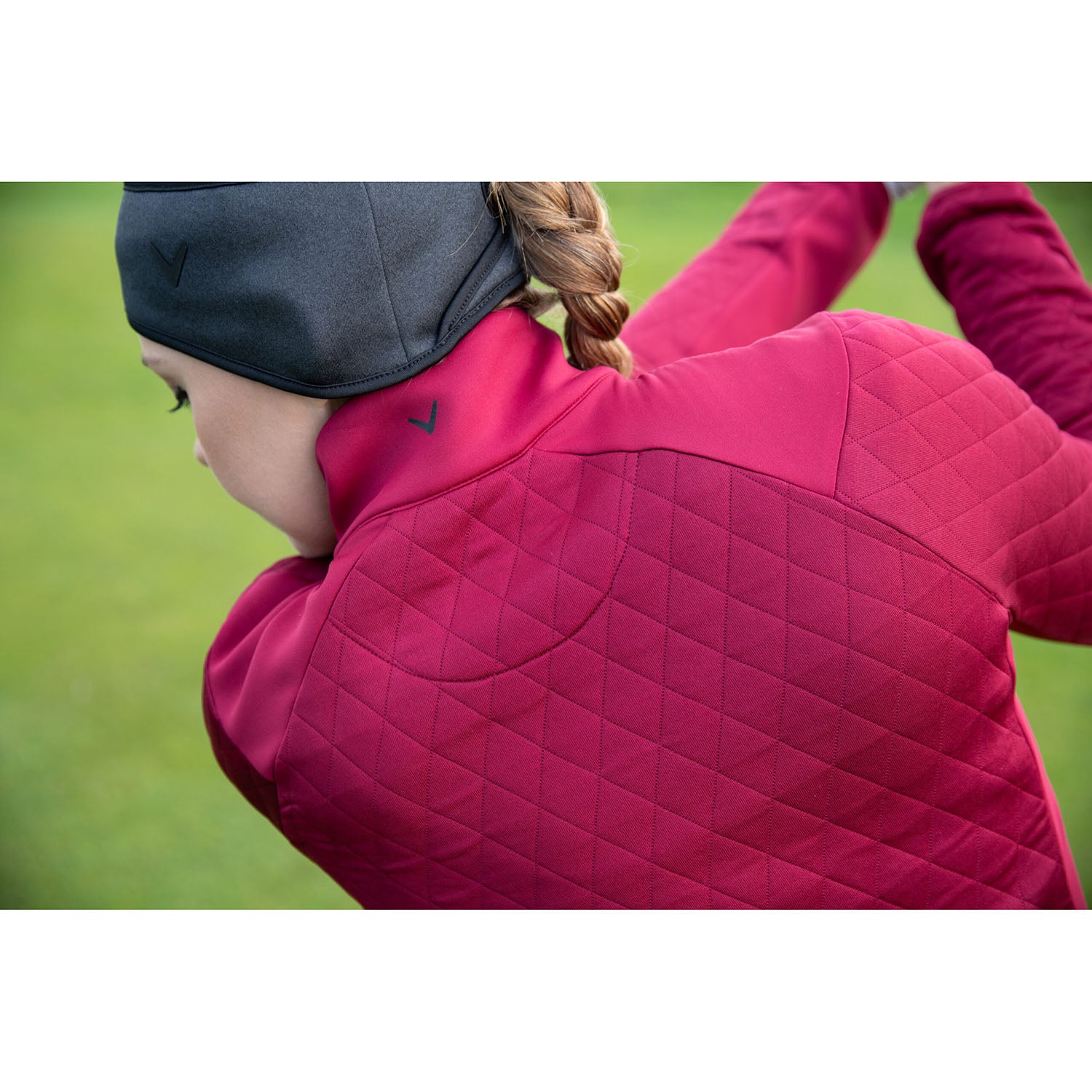 Callaway Women's 1/4 Zip Thermal Quilted Golf Top