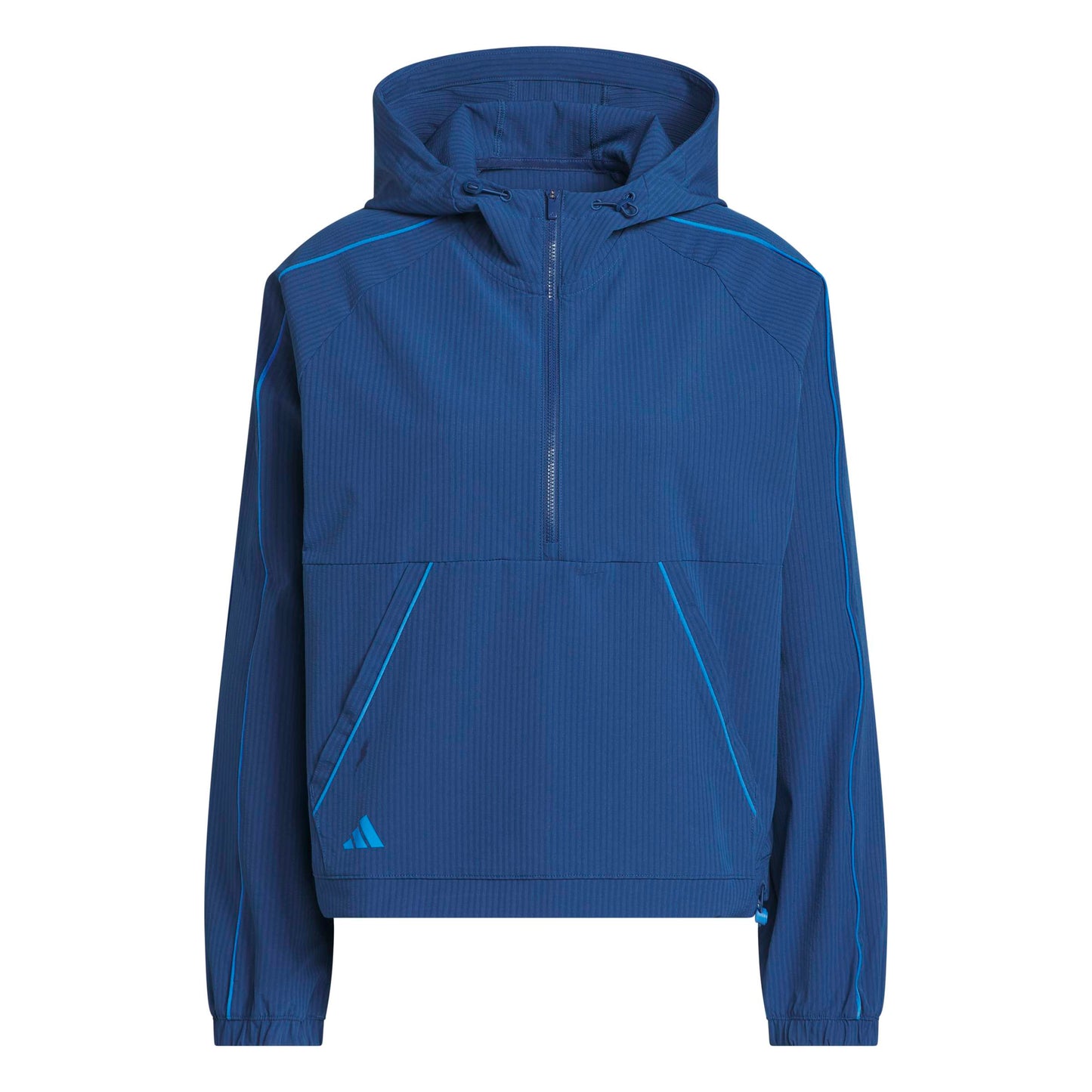 adidas Golf Women’s Seersucker 1/4 Zip Hoodie – Lightweight Comfort with Modern Fit & Front Pocket