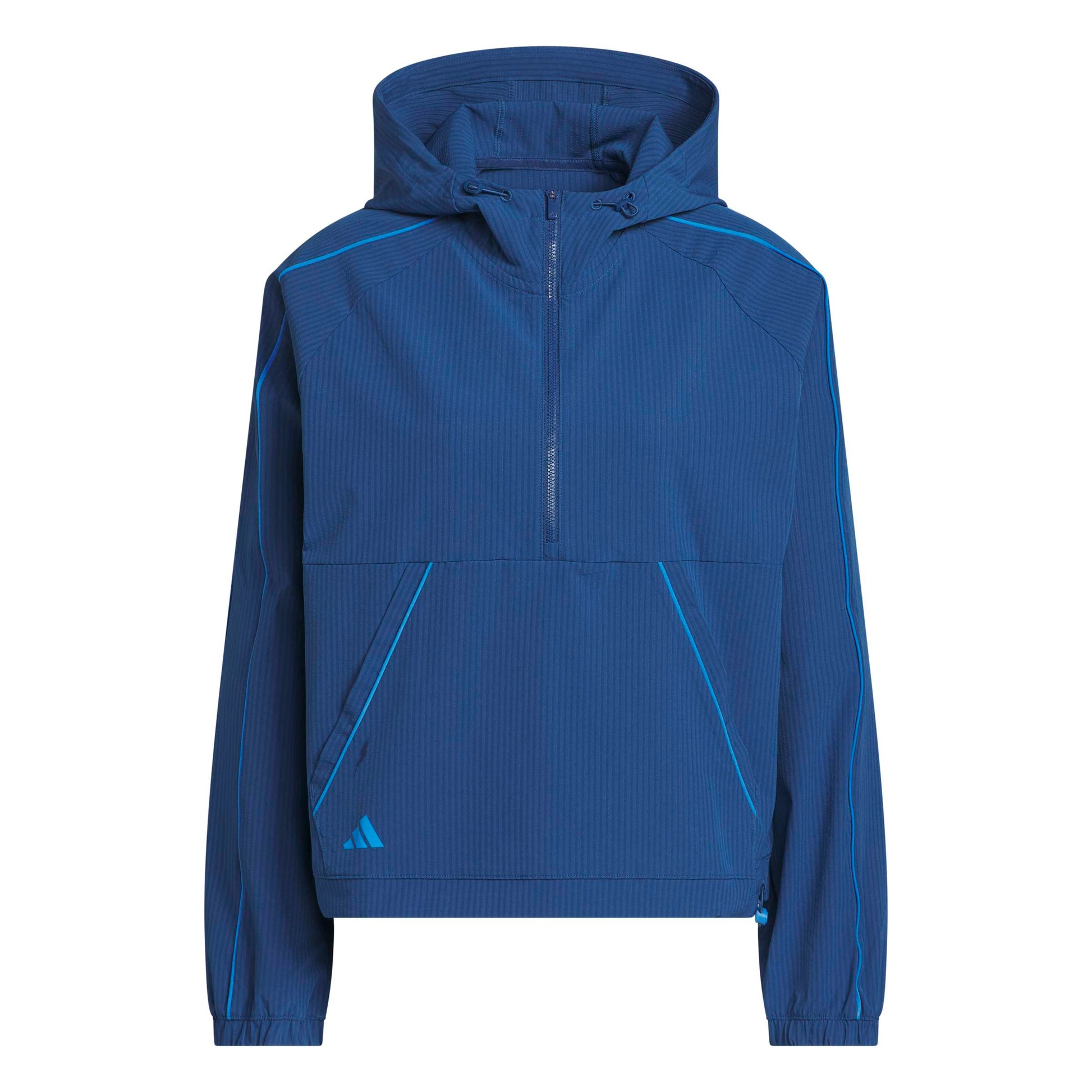 adidas Golf Women’s Seersucker 1/4 Zip Hoodie – Lightweight Comfort with Modern Fit & Front Pocket