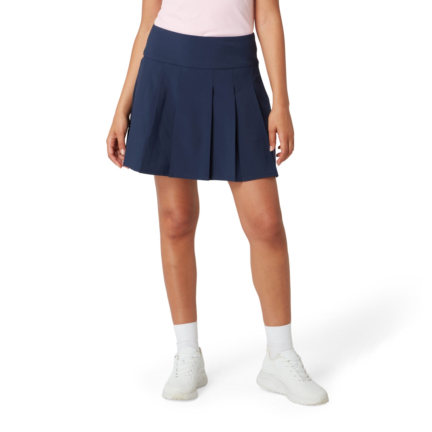 Original Penguin Ladies Pull-On Pleated Golf Skort in Navy