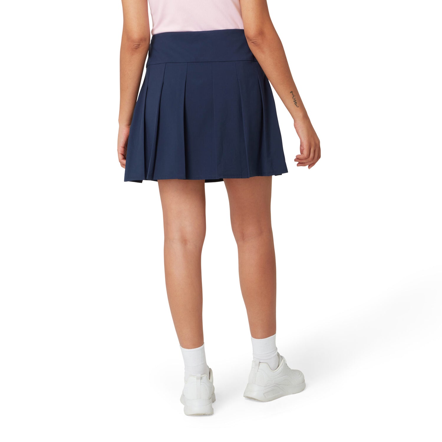 Original Penguin Ladies Pull-On Pleated Golf Skort in Navy