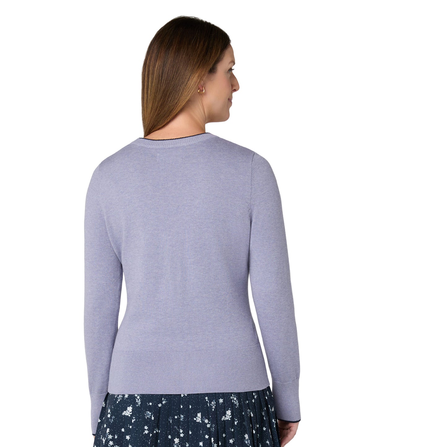 Original Penguin Ladies Cotton Blend Crew Neck Sweater