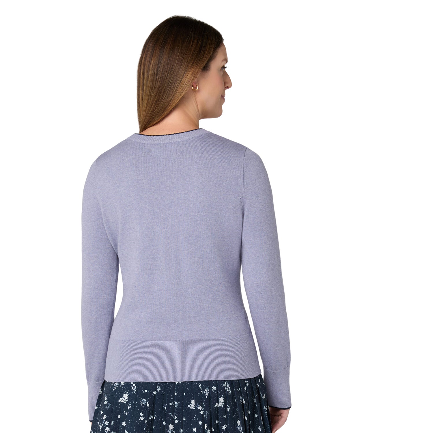 Original Penguin Ladies Cotton Blend Crew Neck Sweater