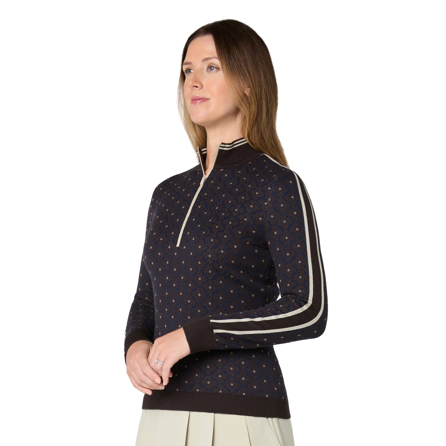 Original Penguin Ladies 1/4 Zip Sweater
