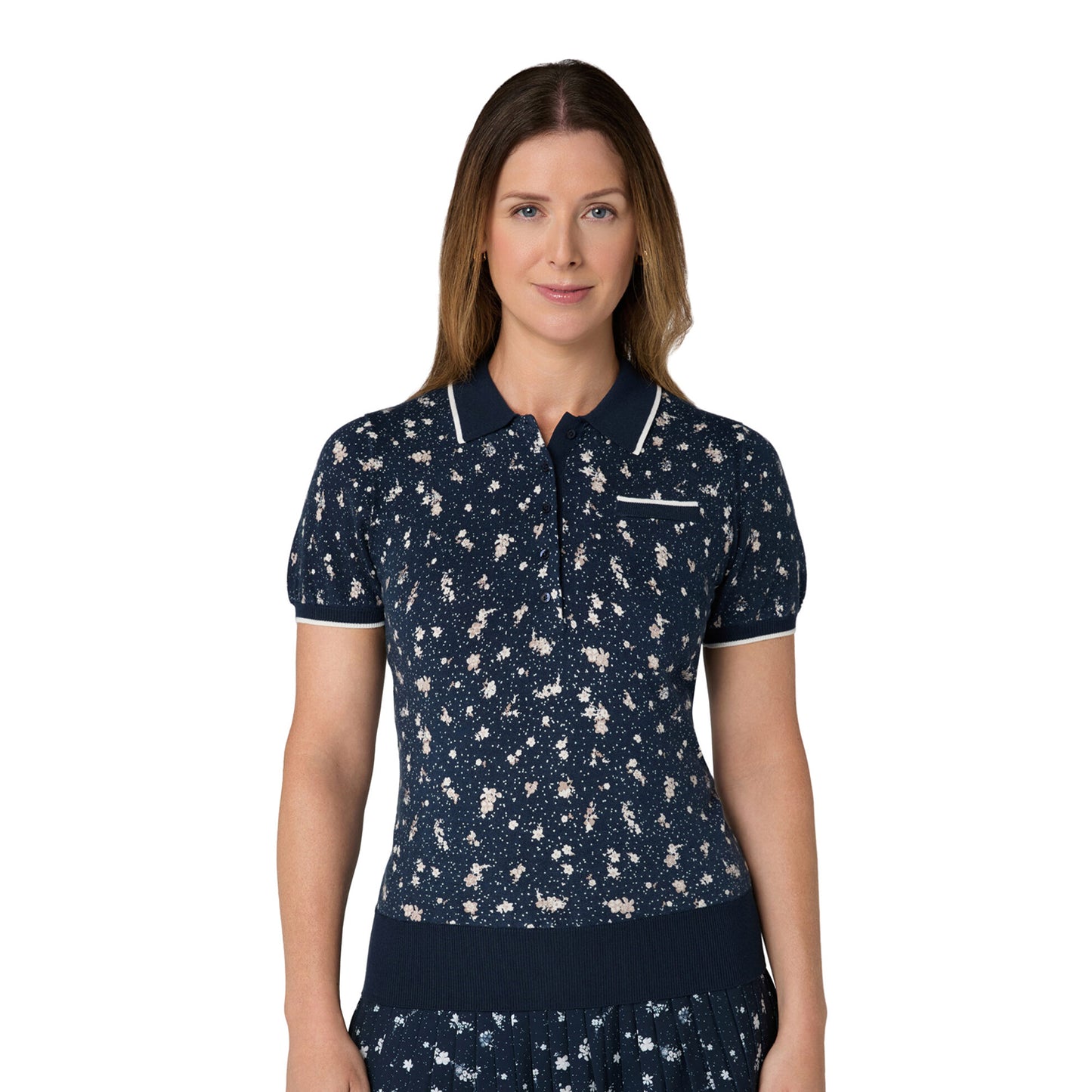 Original Penguin Ladies Short Sleeve Golf Sweater Polo