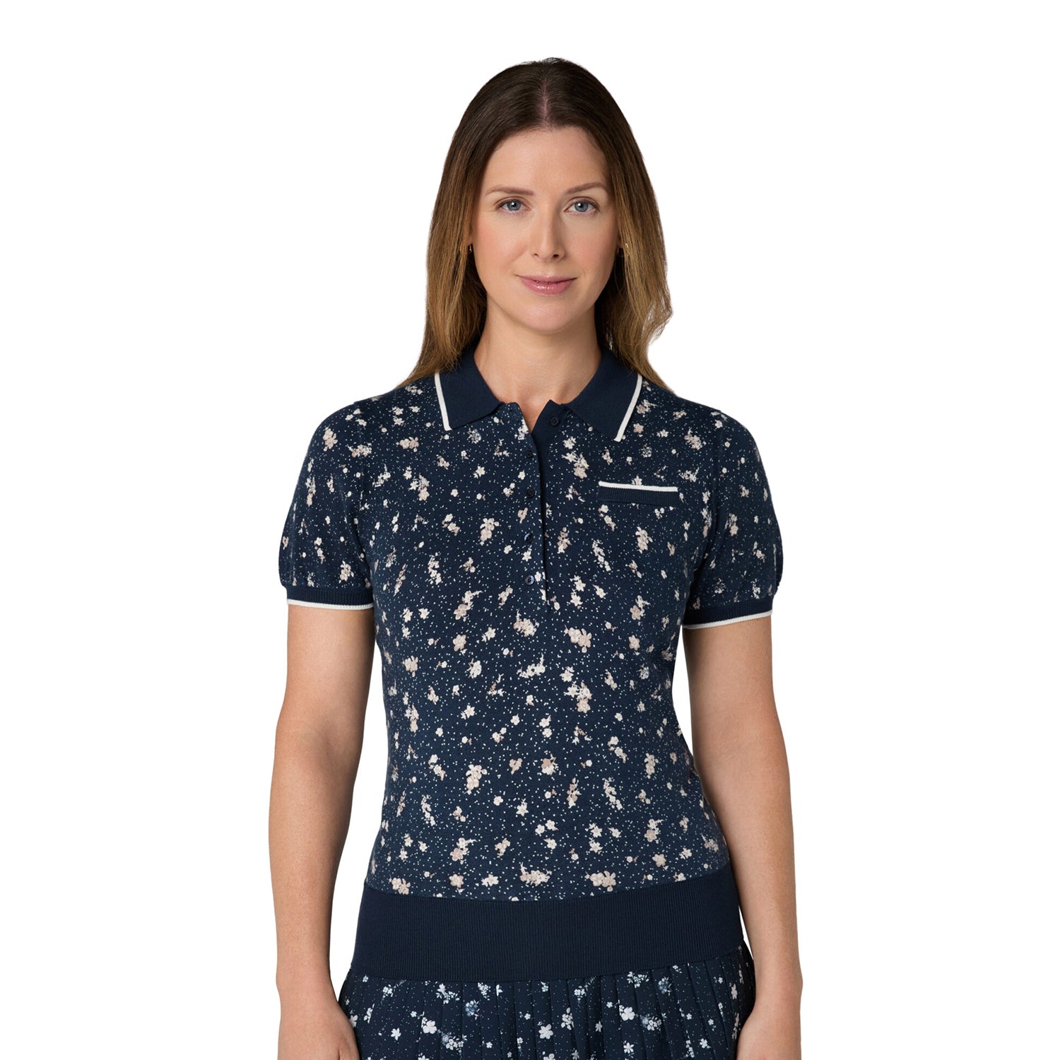 Original Penguin Ladies Short Sleeve Golf Sweater Polo