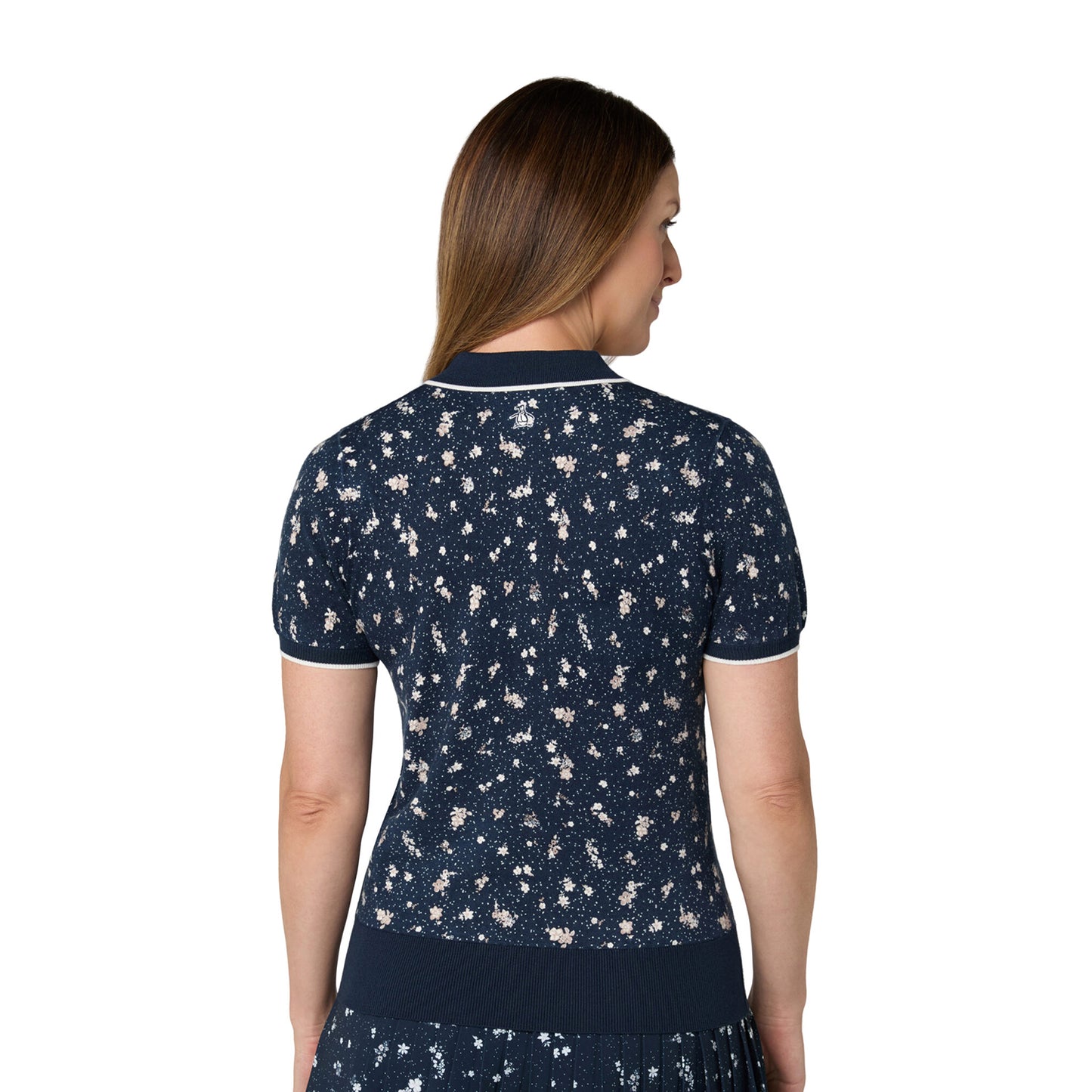 Original Penguin Ladies Short Sleeve Golf Sweater Polo