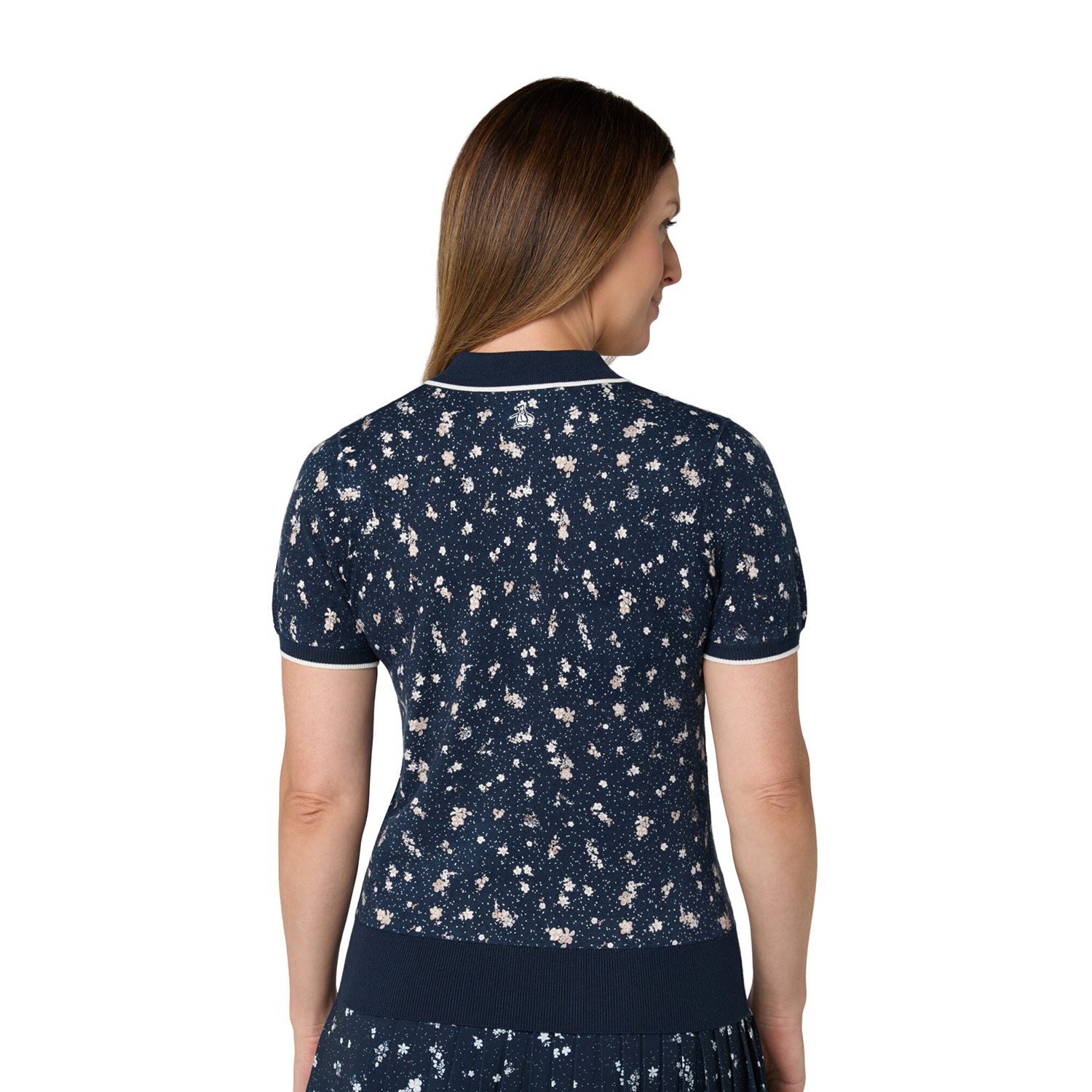 Original Penguin Ladies Short Sleeve Golf Sweater Polo