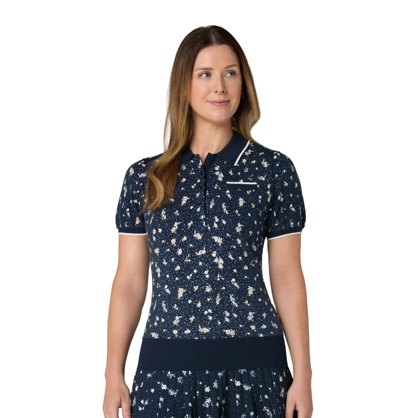 Original Penguin Ladies Short Sleeve Golf Sweater Polo