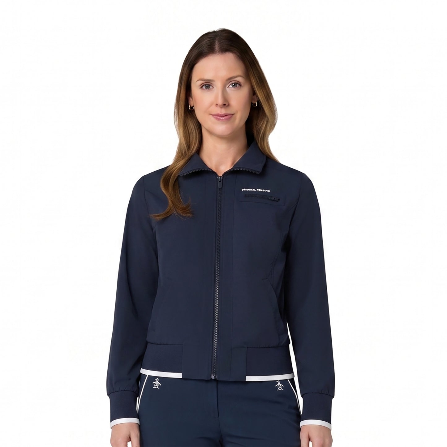 Original Penguin Ladies Windbreaker in Navy
