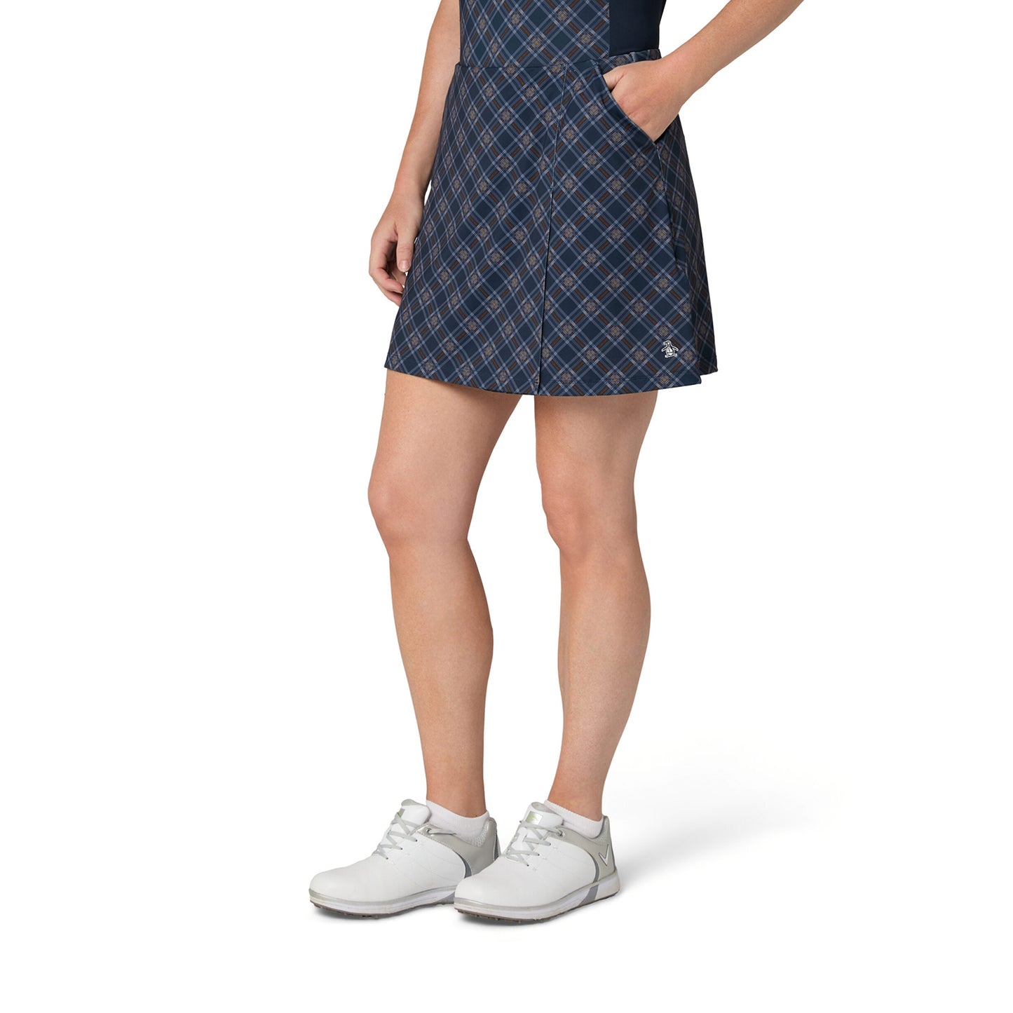 Original Penguin Ladies Plaid Wrap Golf Skort 