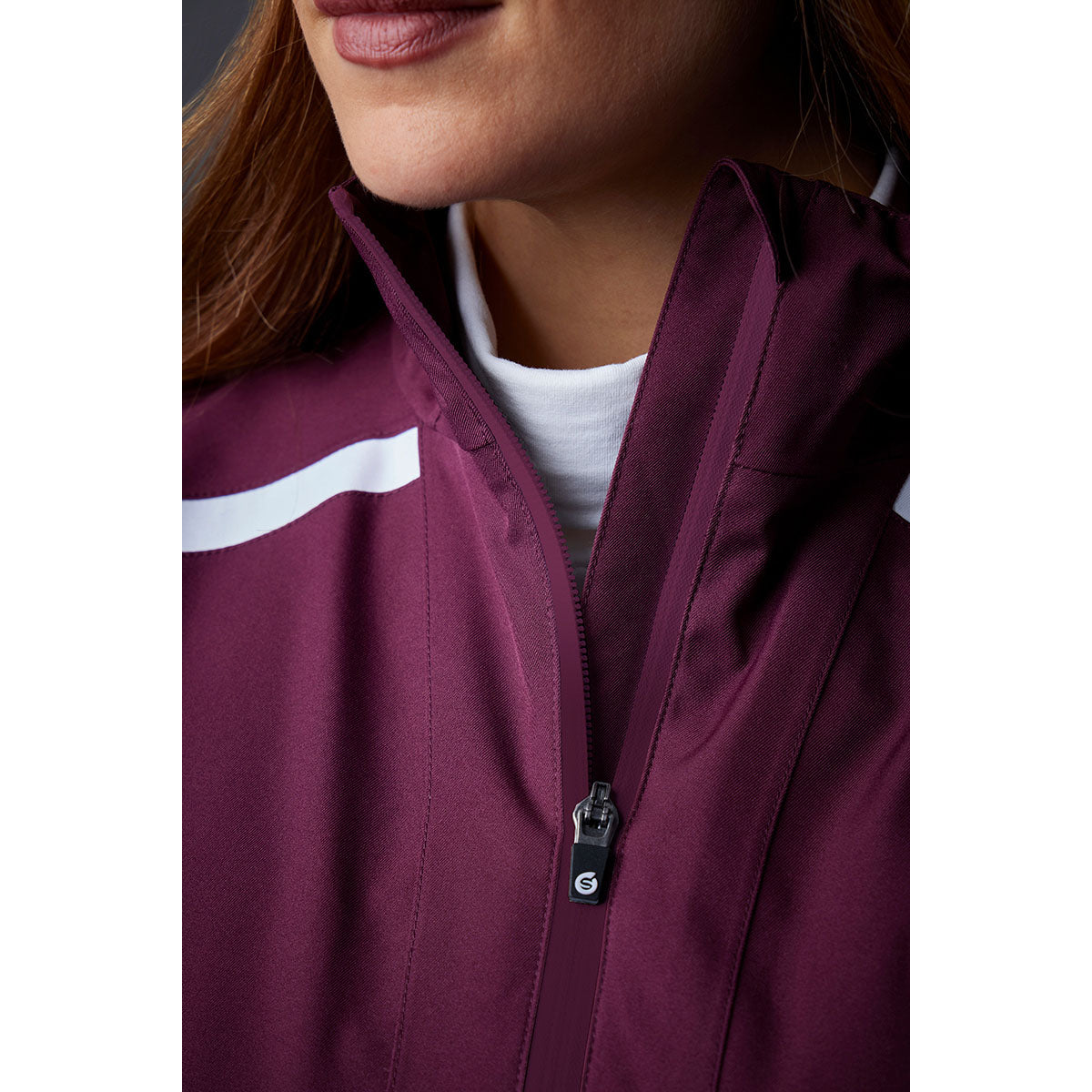 Sunderland Ladies Lightweight Waterproof Jacket with Lifetime Guarantee in Mulberry