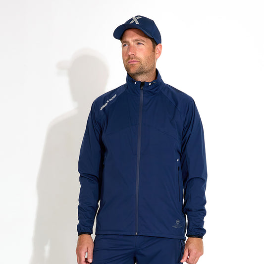 Abacus Mens Pitch 37.5 Technology Rain Jacket in Navy