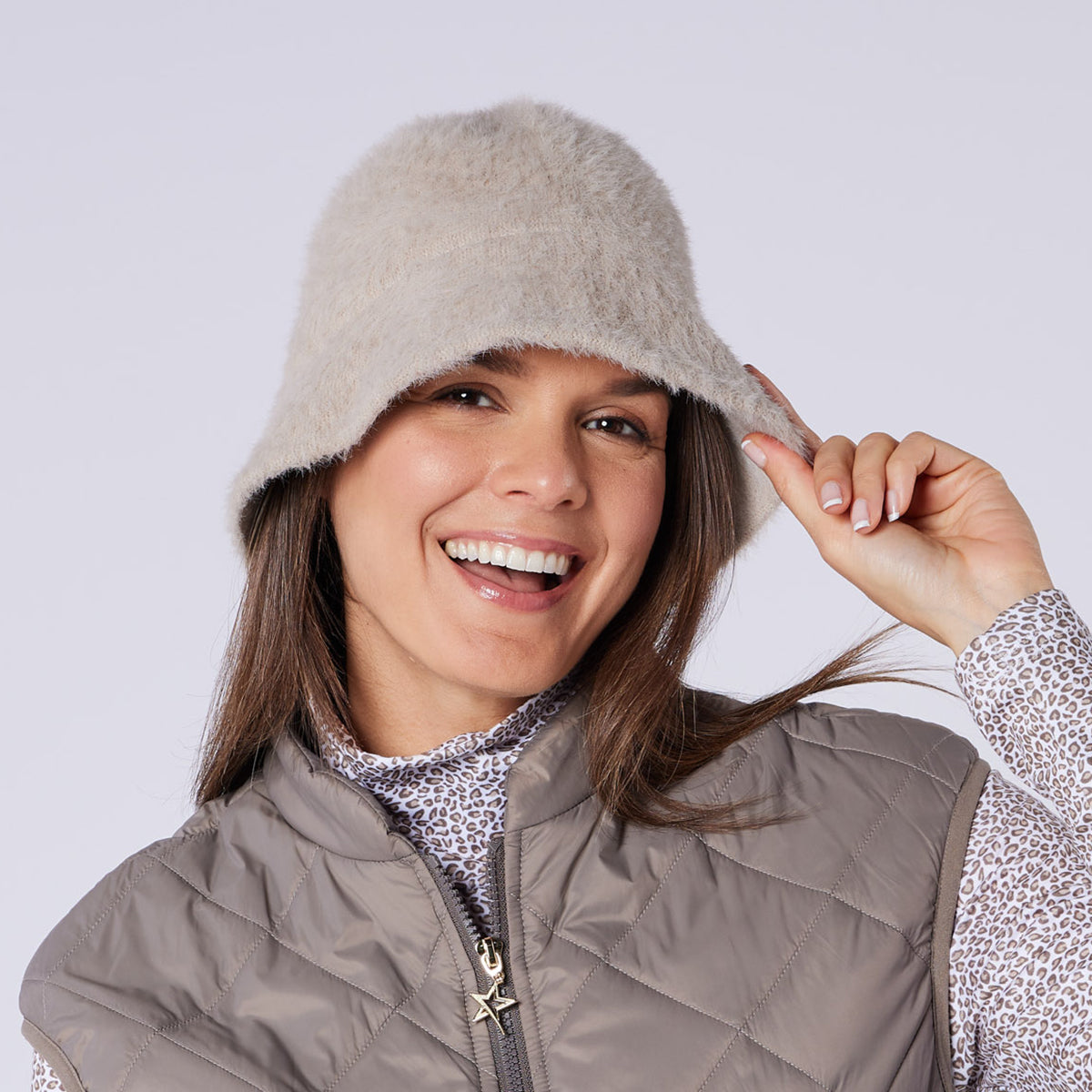 Swing Out Sister Faux Fur Bucket Hat