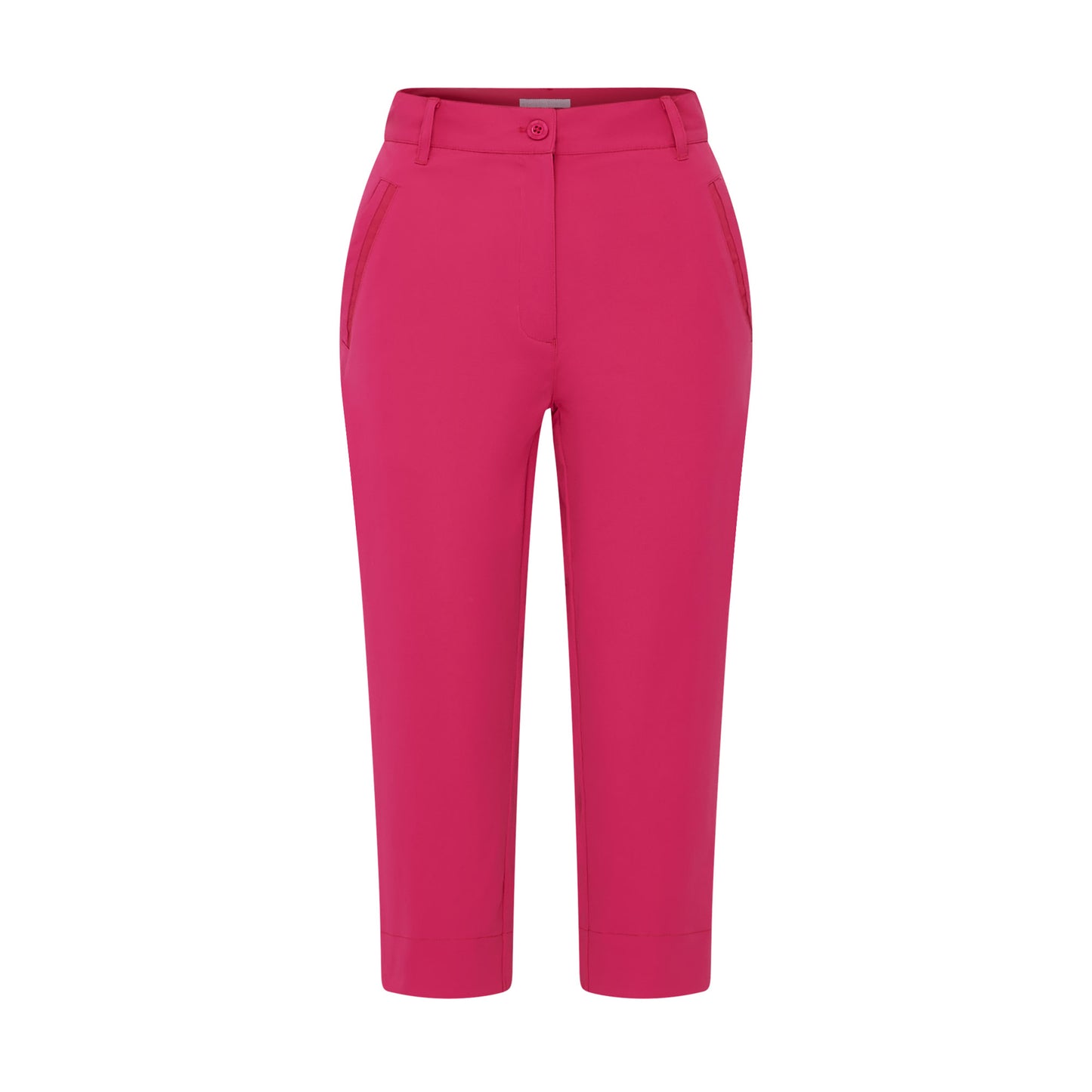 Swing Out Sister Ladies Lush Pink Dri-Fit Soft-Stretch Capris