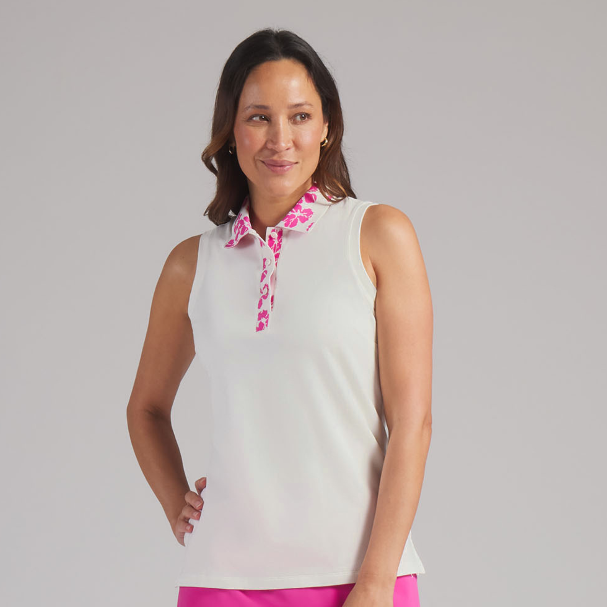 Puma Golf Ladies Cotton Blend Sleeveless Polo - Light, Cool & Designed To Move With You