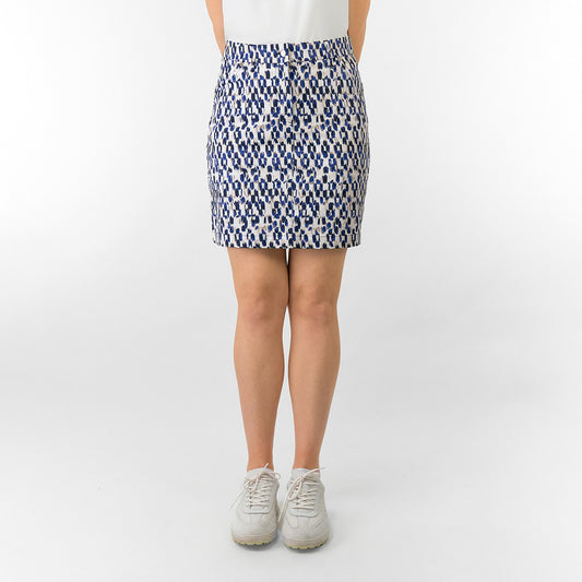 Pure Golf Ladies Skort in  Abstract Dash Print - Built for Movement & Style