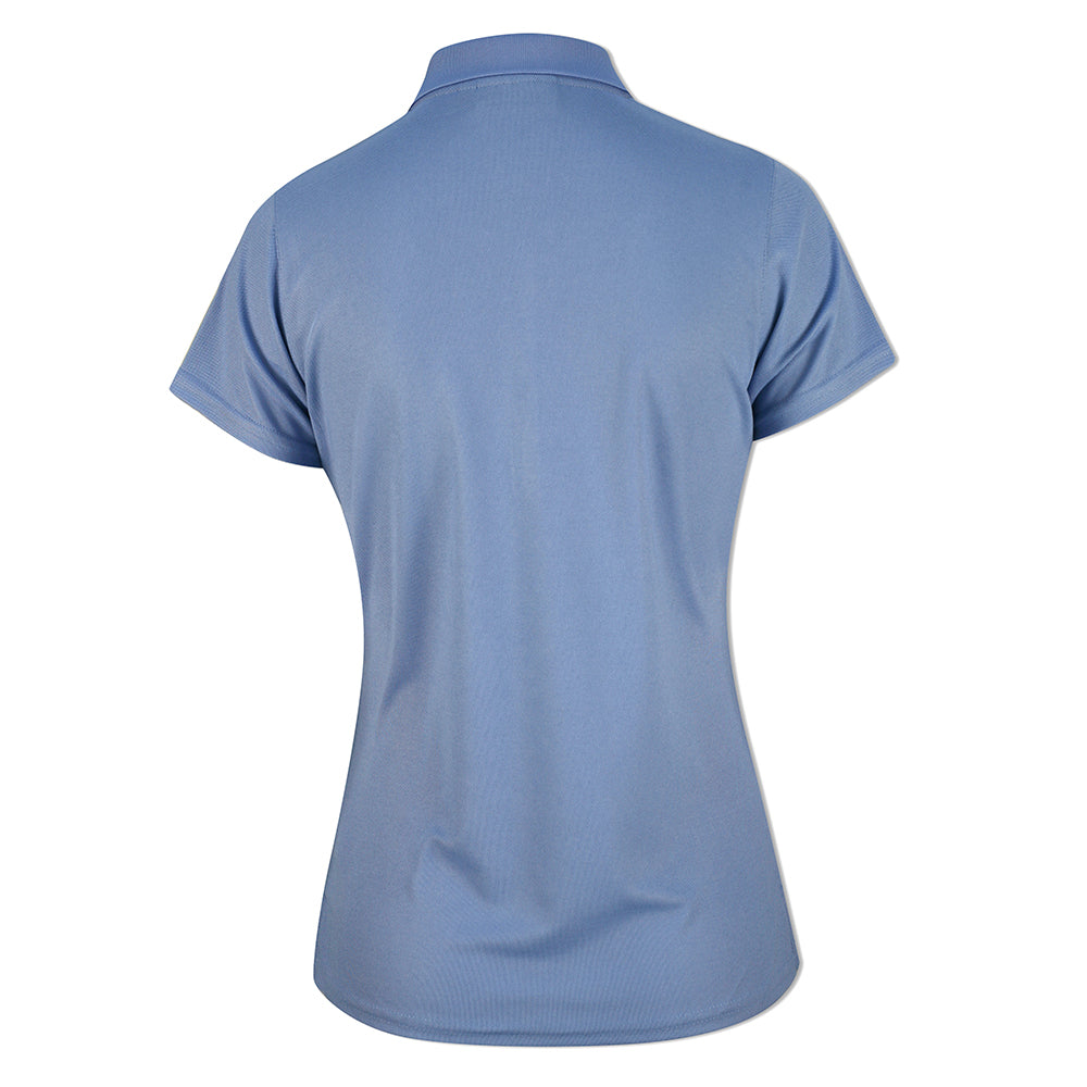 Glenmuir Ladies Short Sleeve Pique Polo with Stretch & UPF50+ in Light Blue