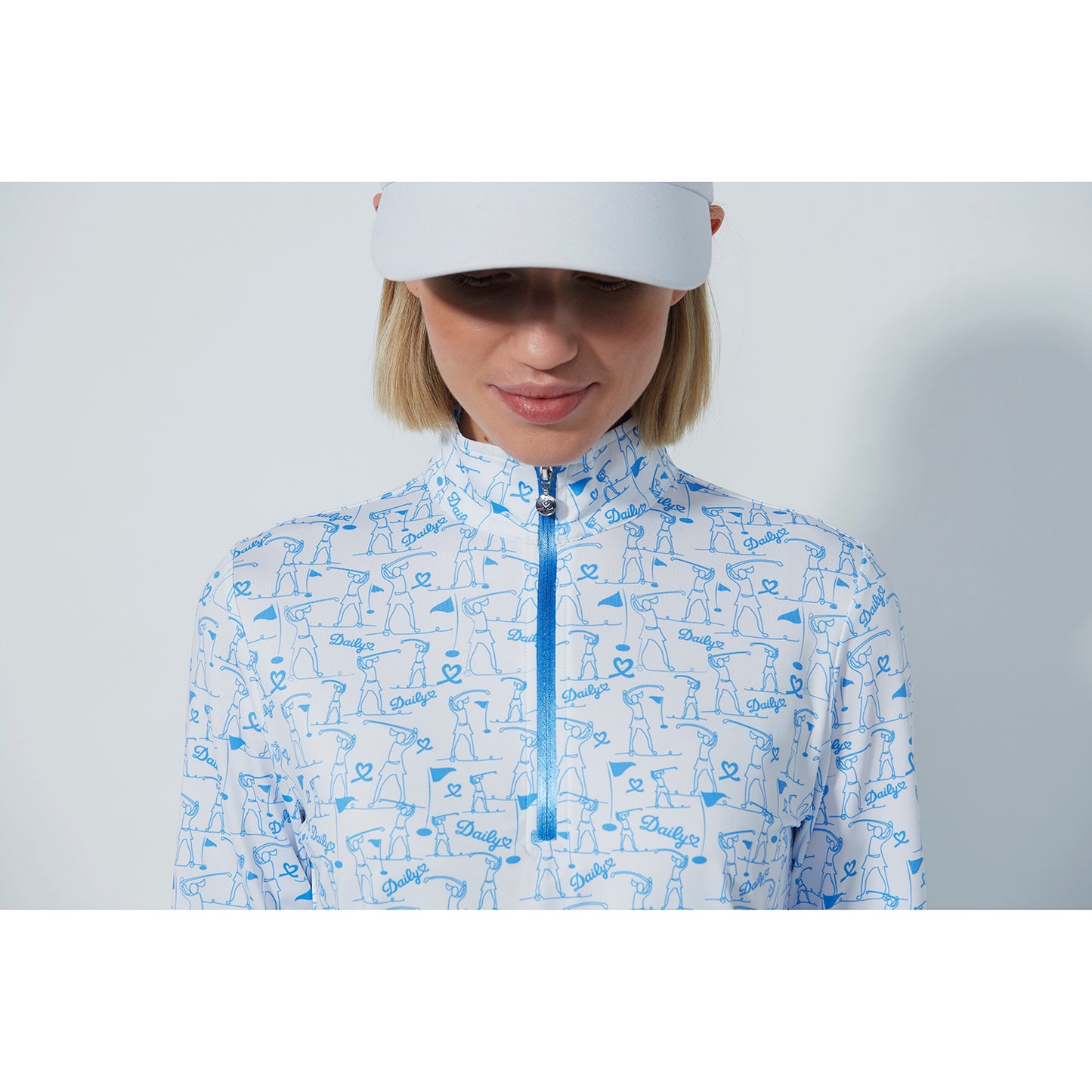 Daily Sports Ladies Long Sleeve Top in Golf Swing Print 