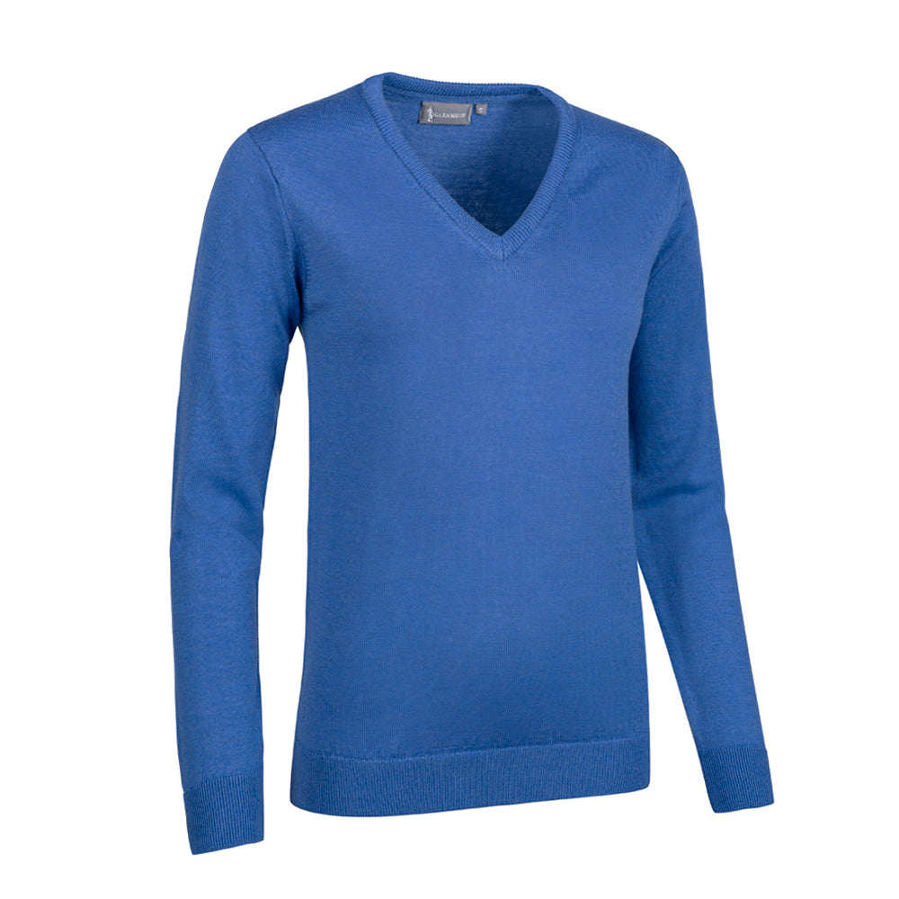 Glenmuir Ladies 100% Extra Fine Merino V-Neck Sweater