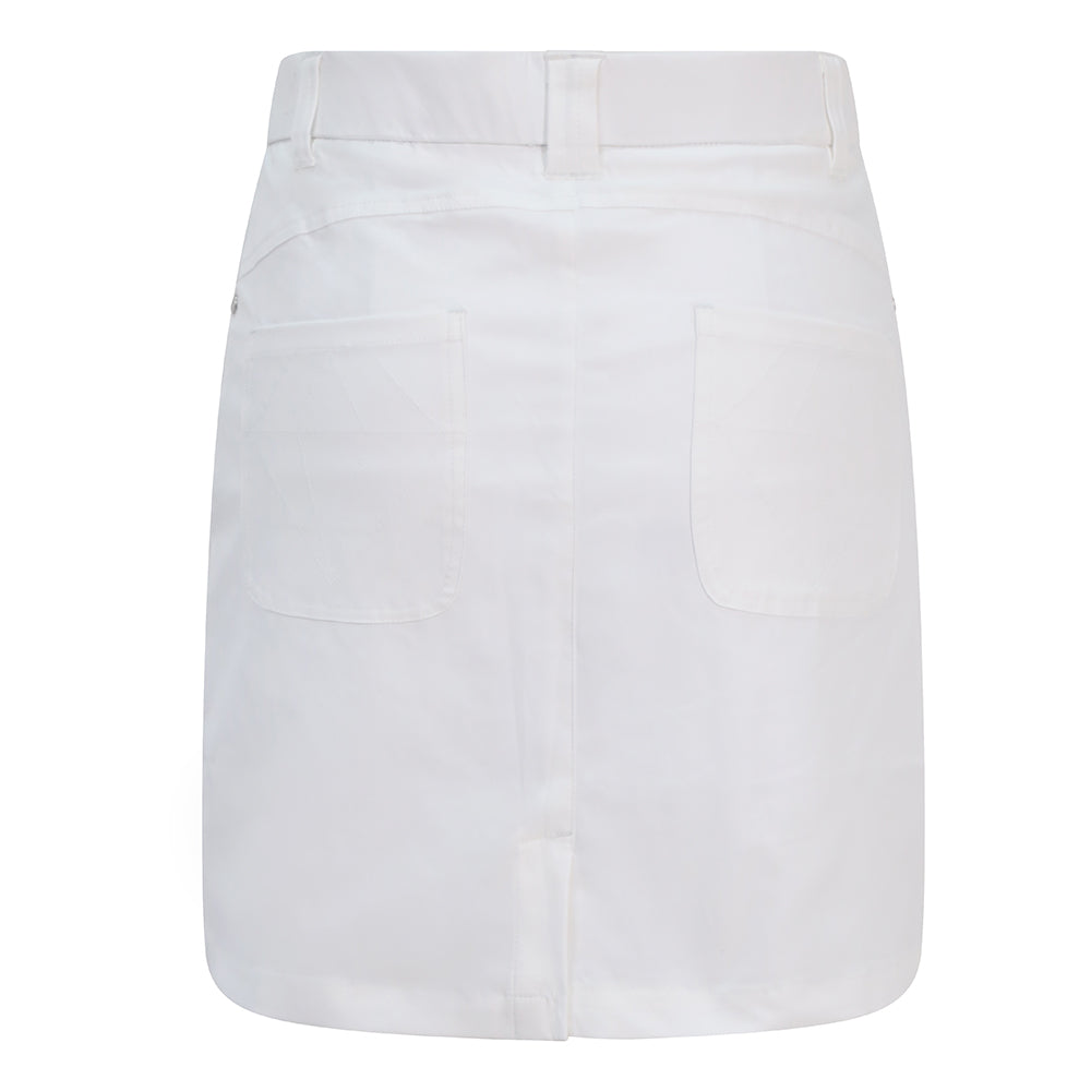 Pure Golf Ladies Stretch Skort in White