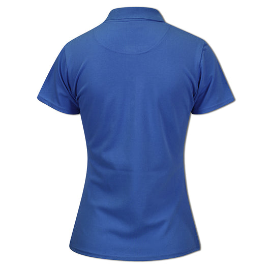 Glenmuir Ladies Pique Knit Short-Sleeve Polo with Soft Cotton Finish in Tahiti