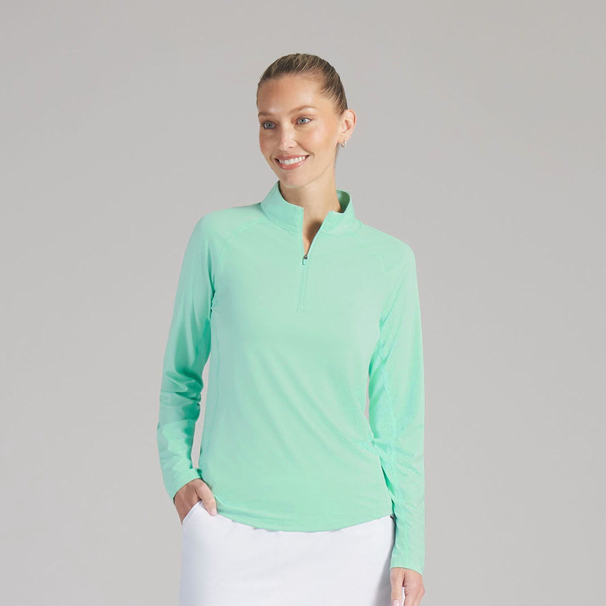 Puma Golf Long Sleeve Lightweight Top With Silky Soft-Stretch Fabric for a Feminine Fit