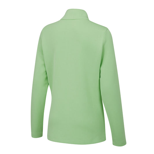 PING Ladies Half-Zip Ribbed Golf Fleece for Thermal Warmth