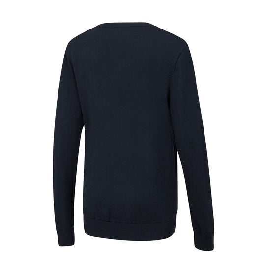 PING Ladies V-Neck Golf Sweater in Navy