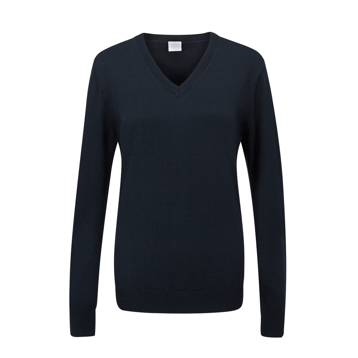 PING Ladies V-Neck Golf Sweater in Navy