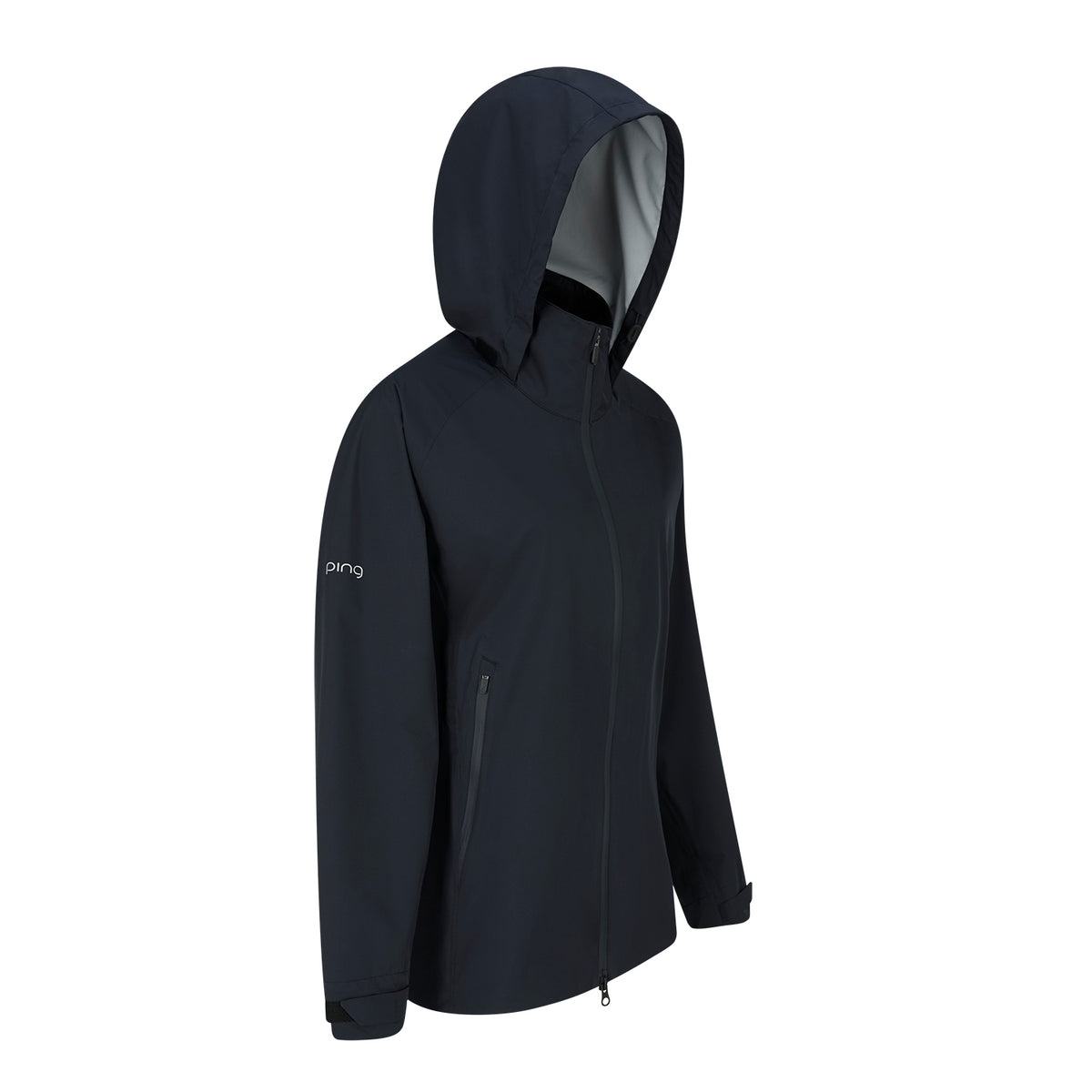 PING Ladies Black Waterproof Golf Jacket