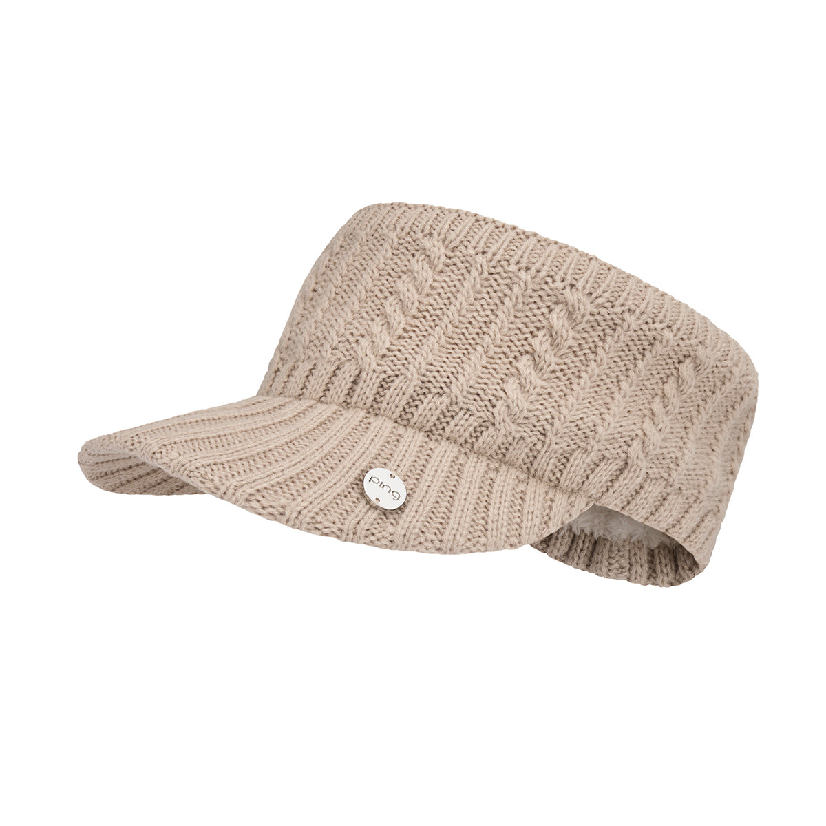 PING Ladies Fleece-Lined Knitted Golf Visor