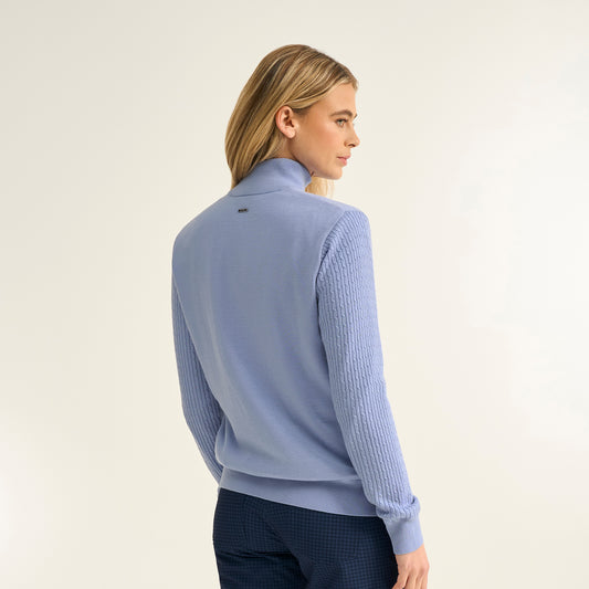 PING Ladies Quarter-Zip Lined Golf Sweater
