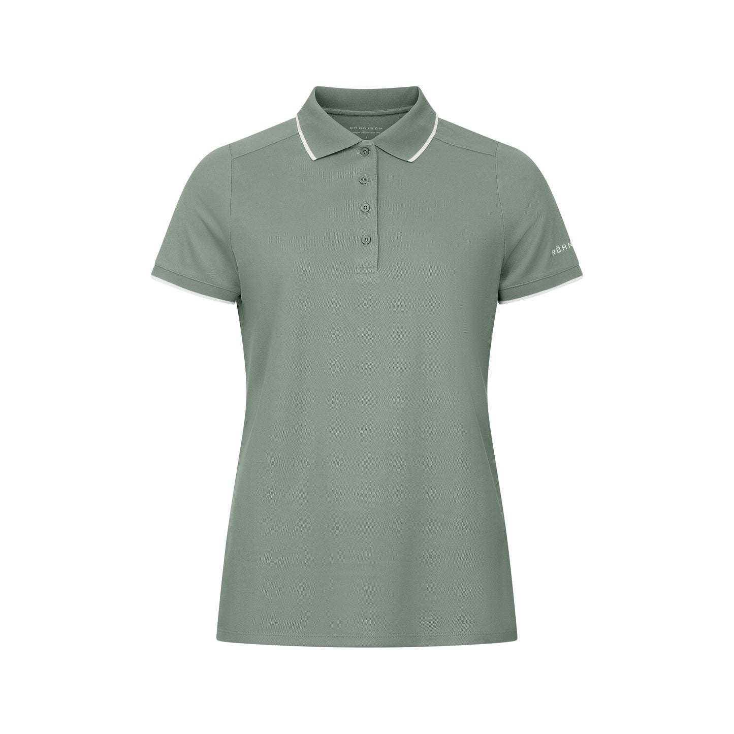 Rohnisch Ladies Classic Polo Shirt with Contrast Trim - Lightweight Comfort for All-Day Ease