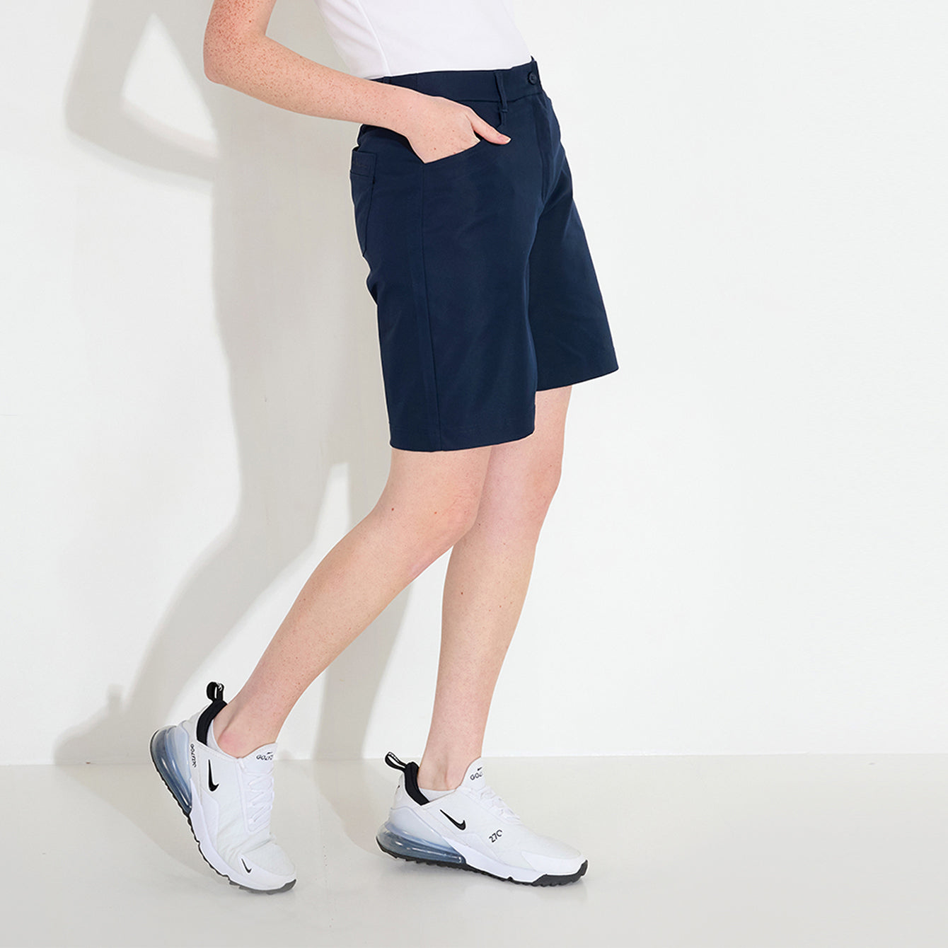 Abacus Ladies Classic Wide Shorts in Navy - Effortless Style & Performance