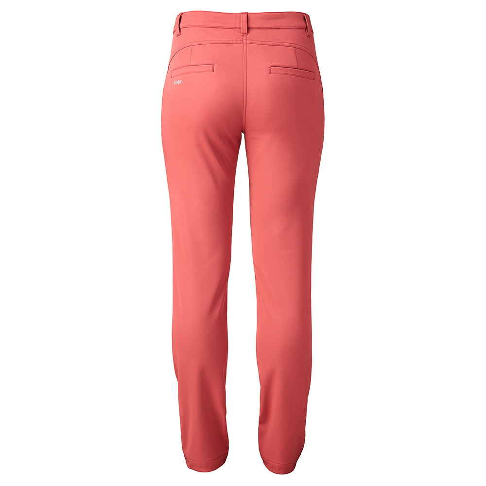 Daily Sports Ladies Lined Thermal Golf Trousers in Redwood