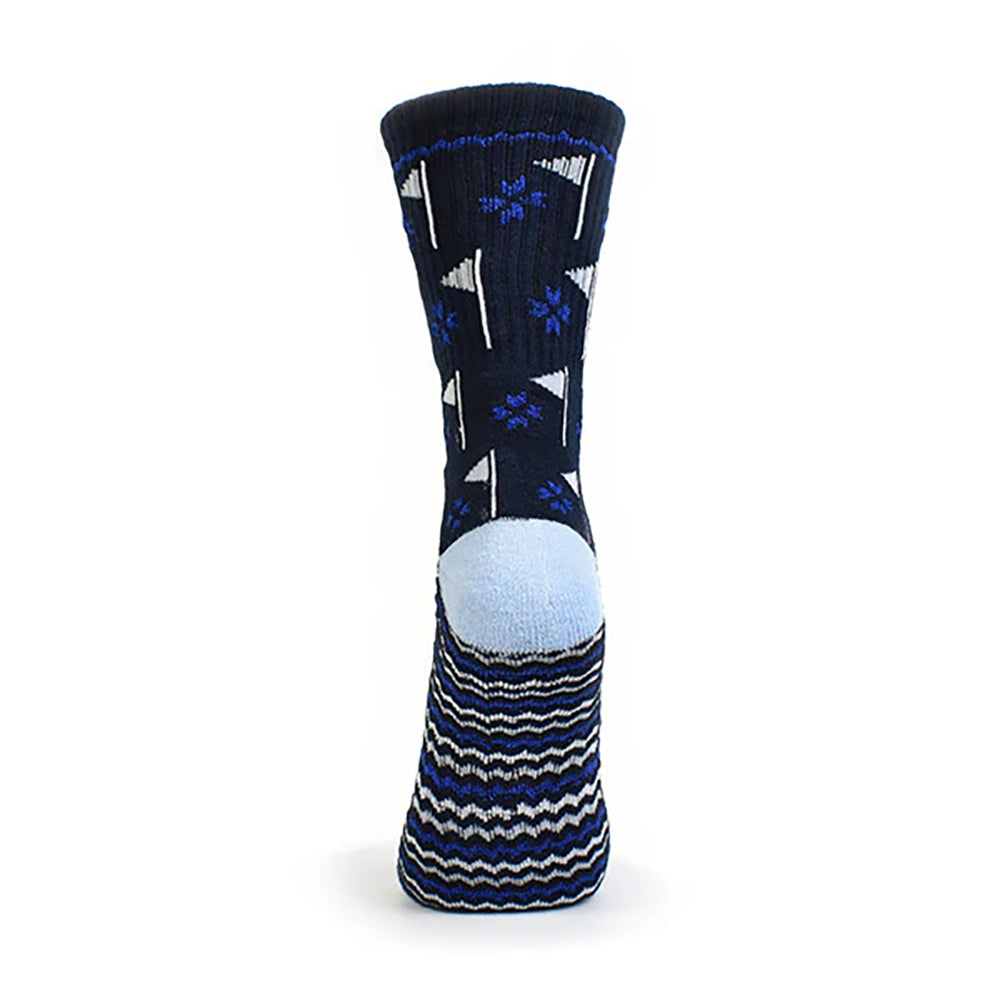Surpizeshop Ladies Navy Crew Golf Flag Socks