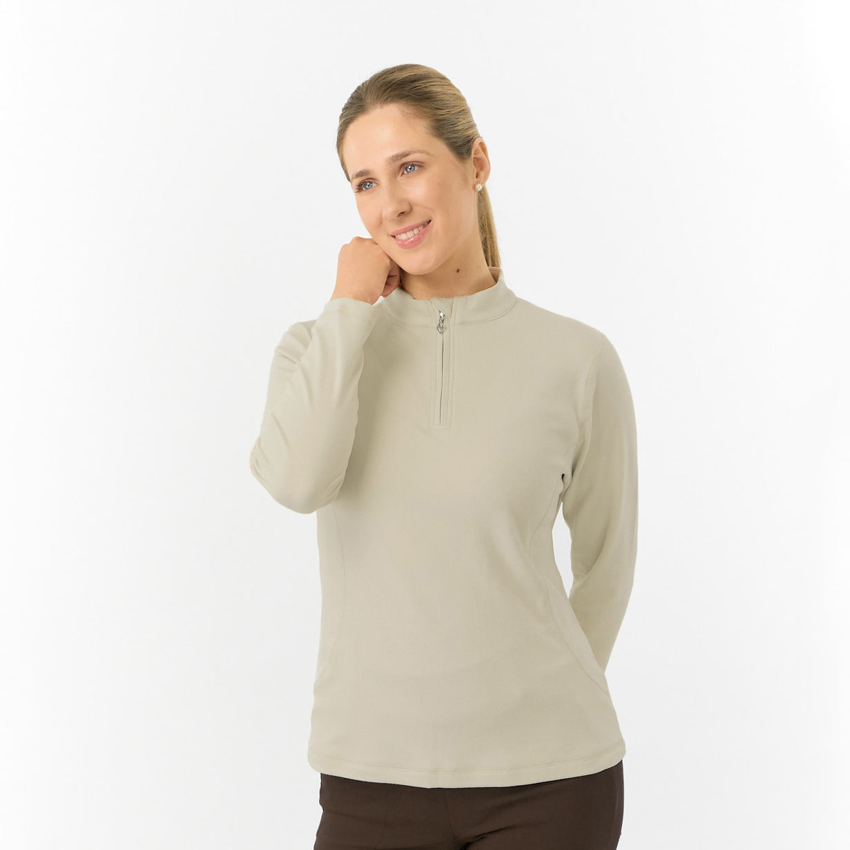 Pure Golf Ladies Super Soft Quarter Zip Fleece