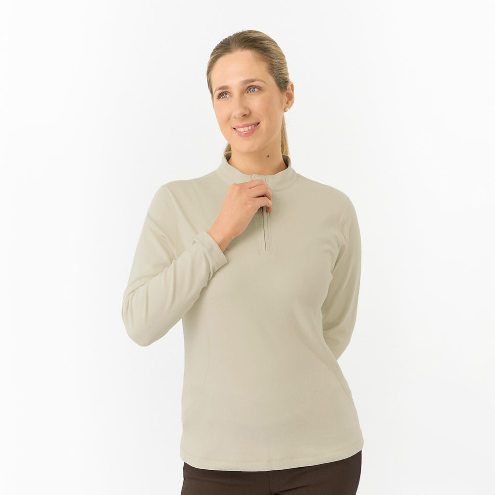 Pure Golf Ladies Super Soft Quarter Zip Fleece