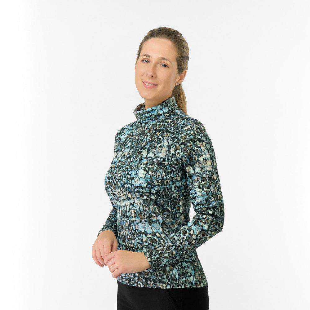Pure Ladies Brushed-Backed Roll Neck - Effortless Elegance