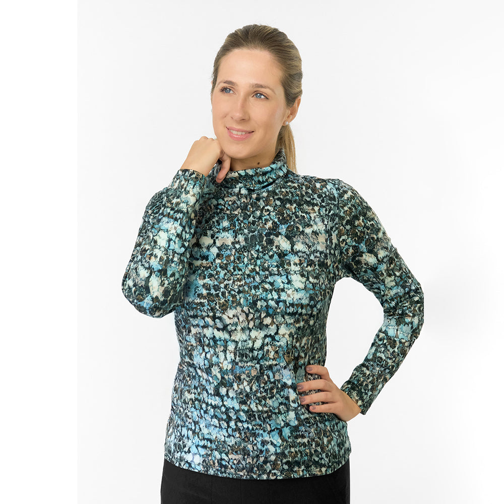 Pure Ladies Brushed-Backed Roll Neck - Effortless Elegance